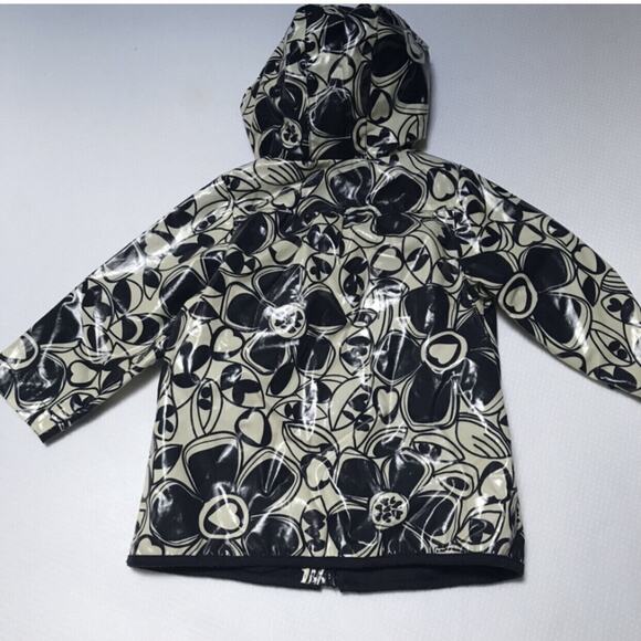 Old Navy Floral Print Rain Coat Size 24m - Picture 4 of 6